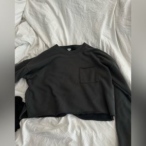 aerie cropped sweatshirt
